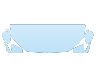 2024 HONDA CR-V SPORT TOURING HYBRID HOOD FENDERS MIRRORS 24 INCH STRAIGHT (WRAPPED EDGES)