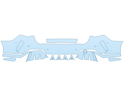 2026 BMW 2 SERIES GRAN COUPE 228 REAR BUMPER W SENSORS