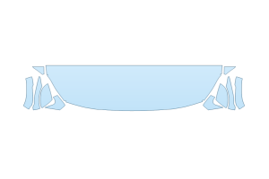 2027 BMW 2 SERIES GRAN COUPE 228 HOOD FENDERS MIRRORS 18 INCH STRAIGHT (WRAPPED EDGES)