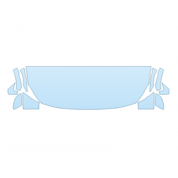 2026 BMW 2 SERIES GRAN COUPE 228 HOOD FENDERS MIRRORS 24 INCH STRAIGHT (WRAPPED EDGES)