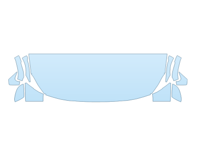 2026 BMW 2 SERIES GRAN COUPE 228 HOOD FENDERS MIRRORS 24 INCH STRAIGHT (WRAPPED EDGES)