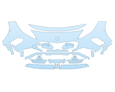 2026 BMW 2 SERIES GRAN COUPE 228 M SPORT BUMPER W SENSORS