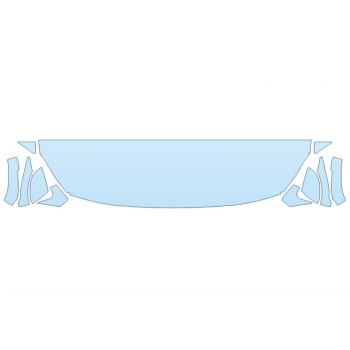 2026 BMW 2 SERIES GRAN COUPE 228 M SPORT HOOD FENDERS MIRRORS 18 INCH STRAIGHT (WRAPPED EDGES)