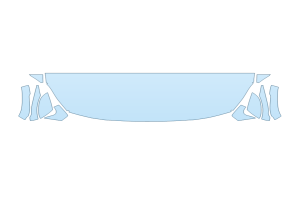 2027 BMW 2 SERIES GRAN COUPE 228 XDRIVE HOOD FENDERS MIRRORS 18 INCH STRAIGHT (WRAPPED EDGES)