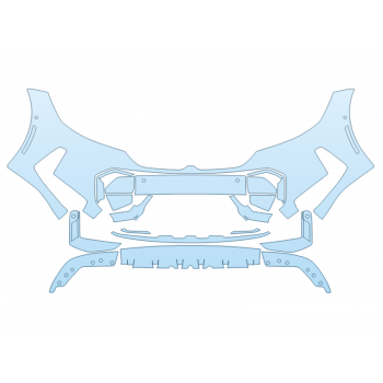 2026 BMW 330I M SPORT BUMPER W SENSORS