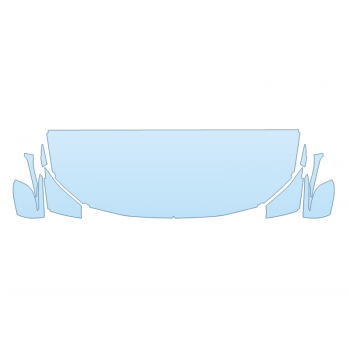 2026 BMW 4 SERIES 430I CONVERTIBLE HOOD FENDERS MIRRORS 24 INCH STRAIGHT (WRAPPED EDGES)