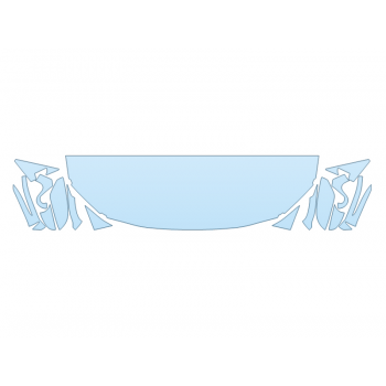 2026 BMW 4 SERIES 430I GRAN COUPE HOOD FENDERS MIRRORS 18 INCH STRAIGHT (WRAPPED EDGES)