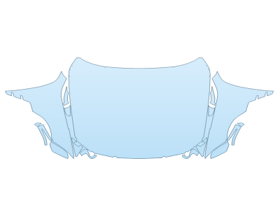 2026 BMW 4 SERIES 430I M SPORT GRAN COUPE HOOD FENDERS MIRRORS FULL (WRAPPED EDGES)