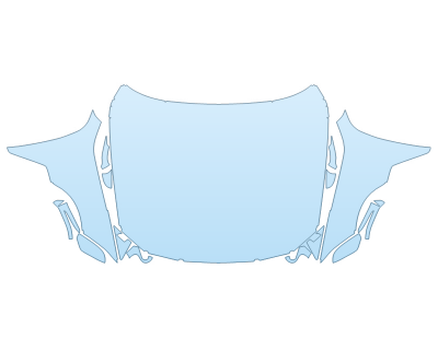 2026 BMW 4 SERIES 430I XDRIVE GRAN COUPE HOOD FENDERS MIRRORS FULL (WRAPPED EDGES)