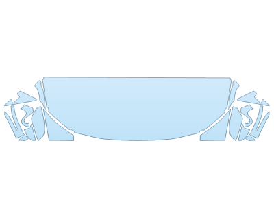 2026 BMW 4 SERIES 430I XDRIVE M SPORT GRAN COUPE HOOD FENDERS MIRRORS 24 INCH STRAIGHT (WRAPPED EDGES)