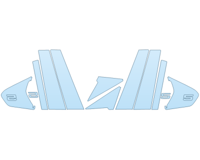 2026 BMW 540I XDRIVE B PILLARS W/EMBLEMS