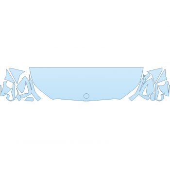 2026 BMW 550E XDRIVE HOOD FENDERS MIRRORS 24 INCH STRAIGHT (WRAPPED EDGES)