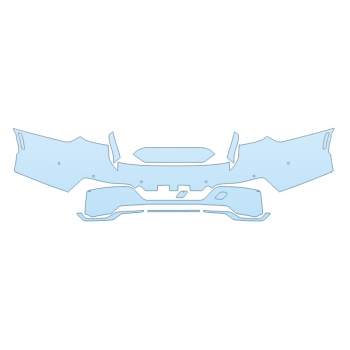 2026 BMW 7 SERIES 740I REAR BUMPER W SENSORS