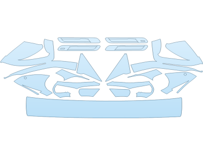 2026 BMW 7 SERIES 740I MIRRORS DOOR CUPS LUGGAGE AREA