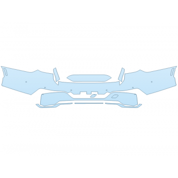 2026 BMW 7 SERIES 740I XDRIVE REAR BUMPER W SENSORS