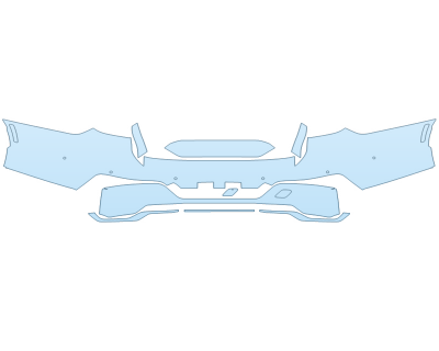 2026 BMW 7 SERIES 740I XDRIVE REAR BUMPER W SENSORS