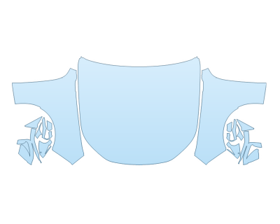 2026 BMW 7 SERIES 740I XDRIVE HOOD FENDERS MIRRORS FULL (WRAPPED EDGES)