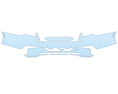 2026 BMW 7 SERIES 750E XDRIVE REAR BUMPER W SENSORS