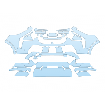 2026 BMW 7 SERIES ALPINA BASE BUMPER W SENSORS