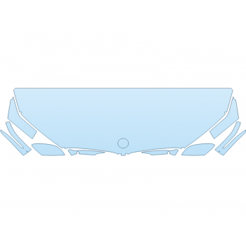 2026 BMW 840 GRAN COUPE I XDRIVE HOOD FENDERS MIRRORS 24 INCH STRAIGHT (WRAPPED EDGES)