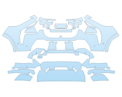 2026 BMW ALPINA XB7 BASE BUMPER W SENSORS
