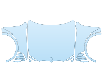 2026 BMW ALPINA XB7 BASE HOOD FENDERS MIRRORS FULL (WRAPPED EDGES)