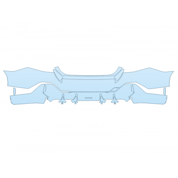 2026 BMW I5 M60 REAR BUMPER