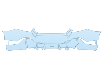 2026 BMW I5 M60 REAR BUMPER