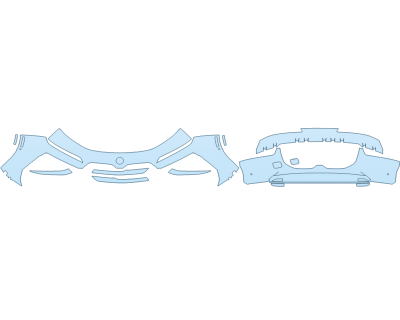 2026 BMW I7 SERIES EDRIVE50 LUXURY BUMPER 36 INCH SENSORS