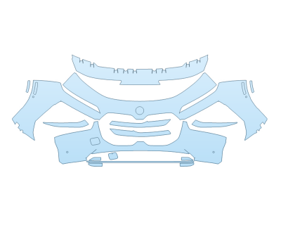 2026 BMW I7 SERIES EDRIVE50 LUXURY BUMPER W SENSORS
