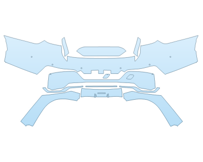 2026 BMW I7 SERIES EDRIVE50 M SPORT REAR BUMPER W SENSORS