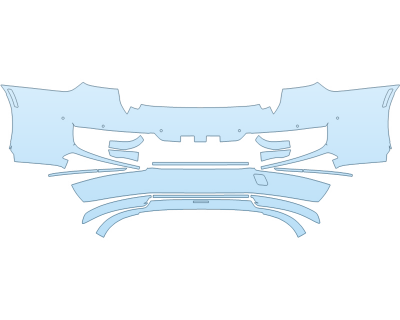 2026 BMW I7 SERIES XDRIVE60 LUXURY REAR BUMPER W SENSORS