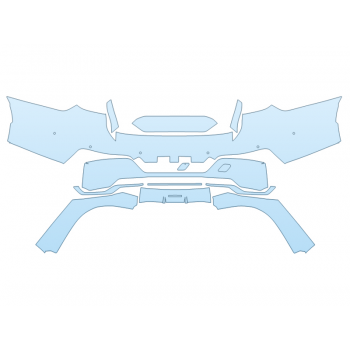 2026 BMW I7 SERIES XDRIVE60 M SPORT REAR BUMPER W SENSORS