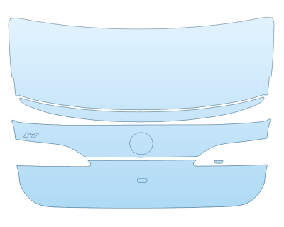 2026 BMW I7 SERIES XDRIVE60 M SPORT FULL TRUNK W I7 BADGE W SPOILER