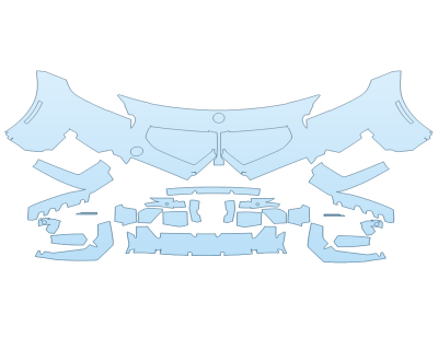 2026 BMW M2 COUPE BUMPER W SENSORS 1 PIECE