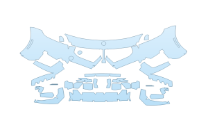 2027 BMW M2 COUPE BUMPER W SENSORS 3 PIECE