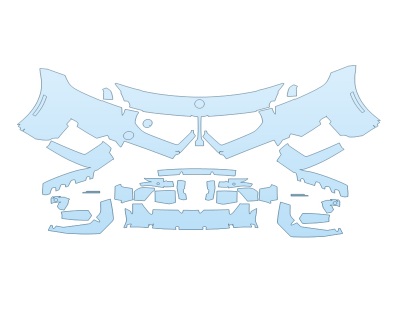 2026 BMW M2 COUPE BUMPER W SENSORS 3 PIECE