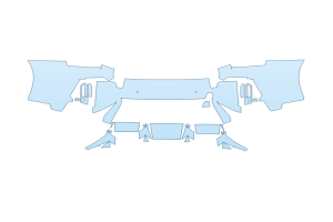 2027 BMW M2 COUPE REAR BUMPER W SENSORS