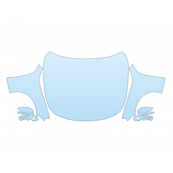 2026 BMW M2 COUPE HOOD FENDERS MIRRORS FULL (WRAPPED EDGES)