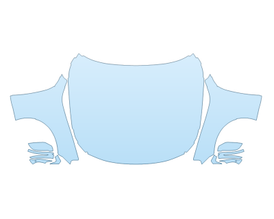 2026 BMW M2 COUPE HOOD FENDERS MIRRORS FULL (WRAPPED EDGES)