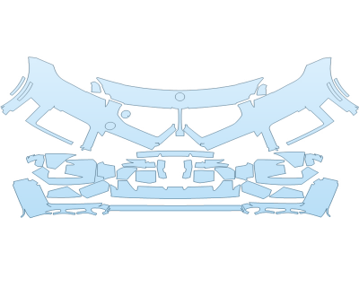 2026 BMW M2 COUPE M PERFORMANCE BUMPER 3 PIECE