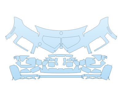 2026 BMW M2 COUPE M PERFORMANCE BUMPER W SENSORS 1 PIECE
