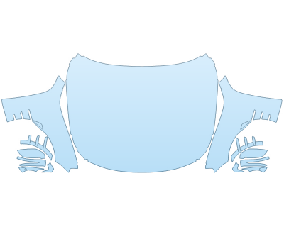 2026 BMW M2 COUPE M PERFORMANCE HOOD FENDERS MIRRORS FULL (WRAPPED EDGES)