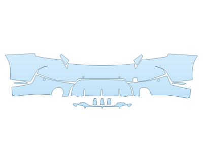 2026 BMW M240I XDRIVE REAR BUMPER W SENSORS