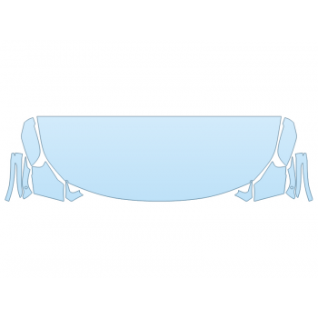 2026 BMW M240I XDRIVE HOOD FENDERS MIRRORS 24 INCH STRAIGHT (WRAPPED EDGES)