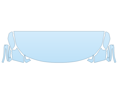 2026 BMW M240I XDRIVE HOOD FENDERS MIRRORS 24 INCH STRAIGHT (WRAPPED EDGES)