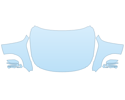 2026 BMW M240I XDRIVE HOOD FENDERS MIRRORS FULL (WRAPPED EDGES)