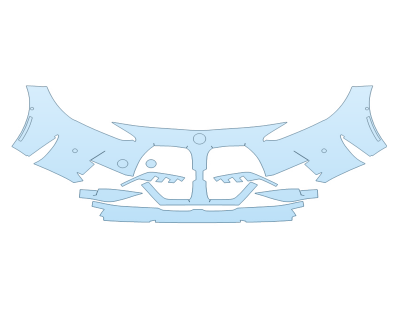 2026 BMW M3 COMPETITION XDRIVE BUMPER W SENSORS