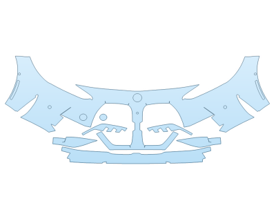 2026 BMW M3 COMPETITION XDRIVE BUMPER W SENSORS W/CAMERA