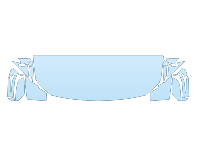 2026 BMW M3 CS HOOD FENDERS MIRRORS 24 INCH STRAIGHT (WRAPPED EDGES)